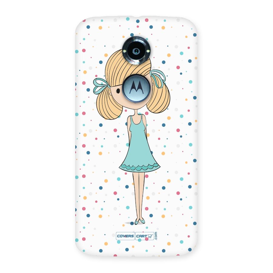Cute Girl Back Case for Moto X 2nd Gen
