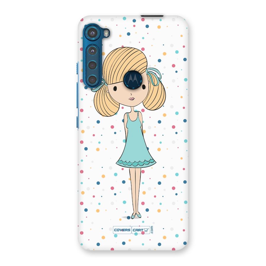Cute Girl Back Case for Motorola One Fusion Plus