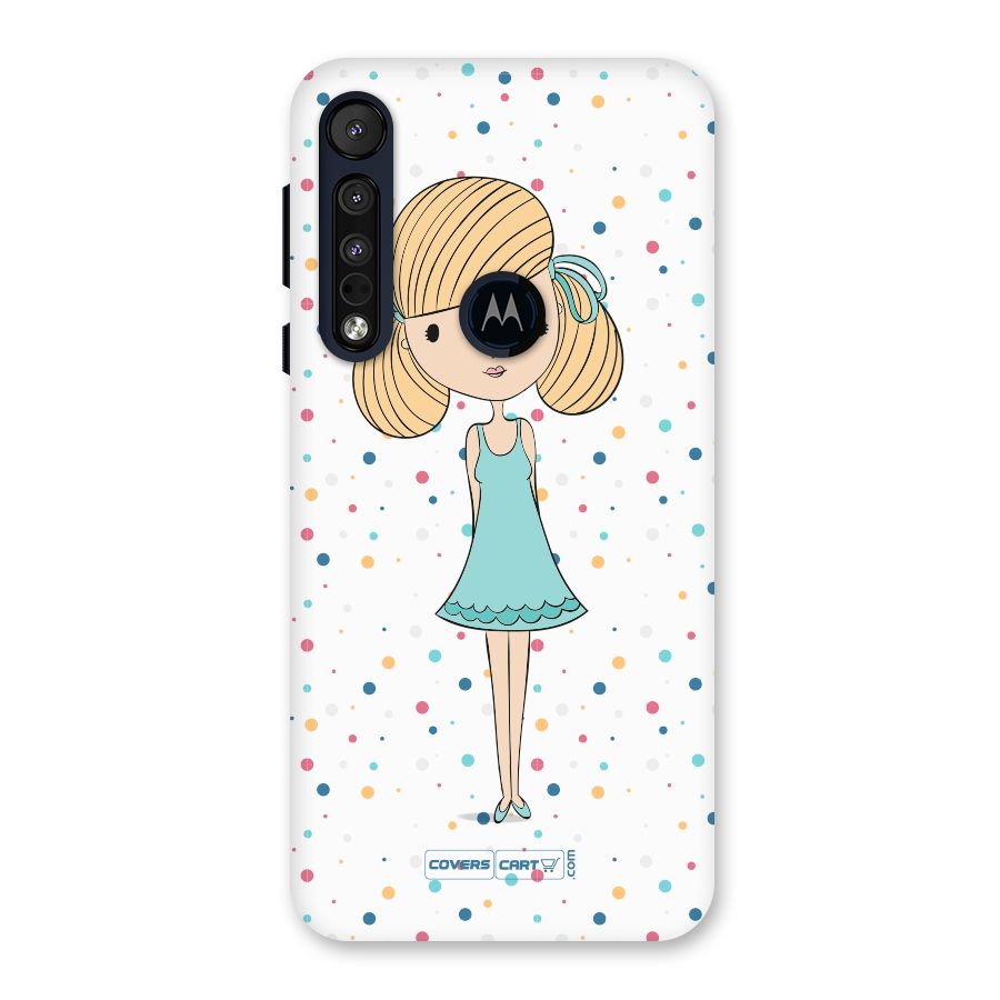 Cute Girl Back Case for Motorola One Macro