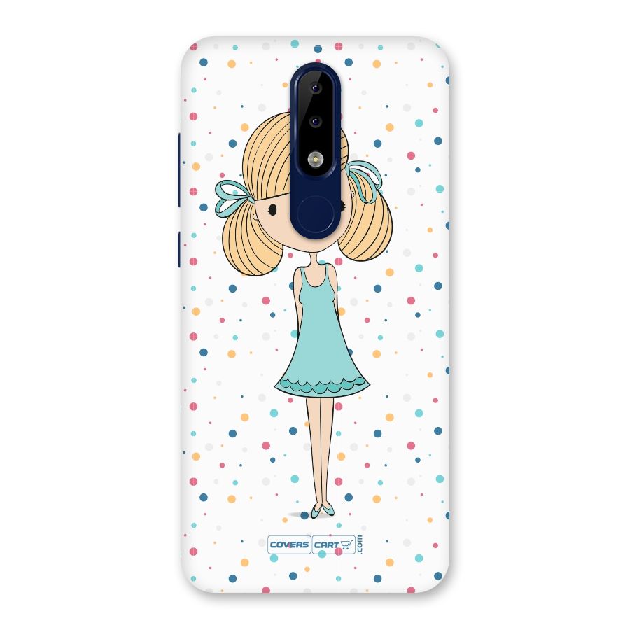 Cute Girl Back Case for Nokia 5.1 Plus