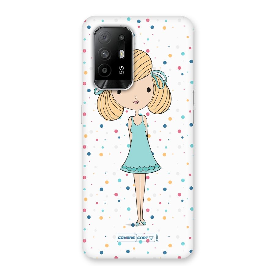 Cute Girl Back Case for Oppo F19 Pro Plus 5G