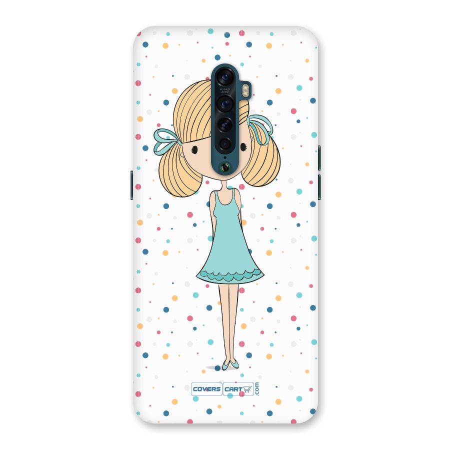 Cute Girl Back Case for Oppo Reno2