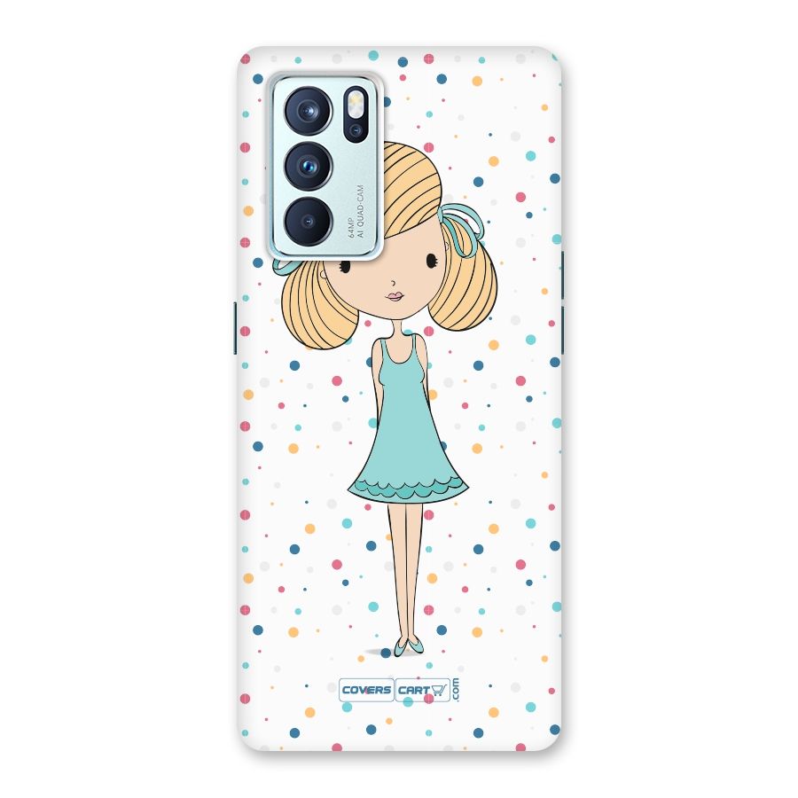 Cute Girl Back Case for Oppo Reno6 Pro 5G
