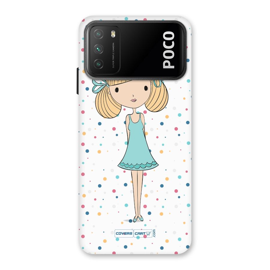 Cute Girl Back Case for Poco M3