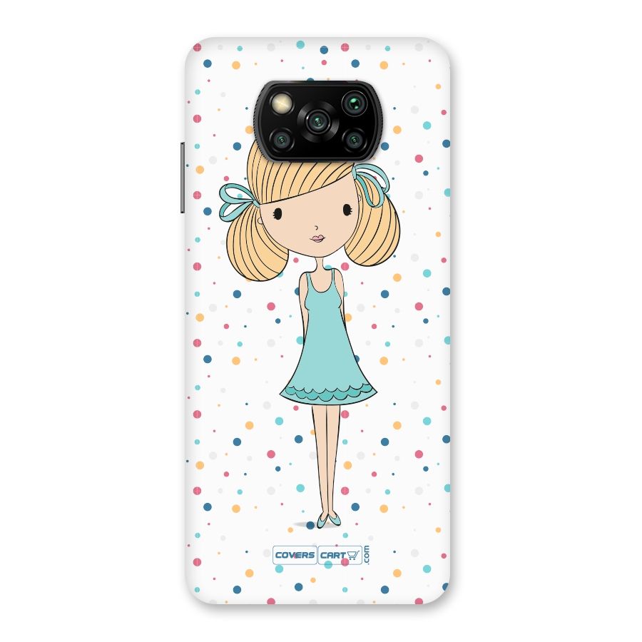 Cute Girl Back Case for Poco X3