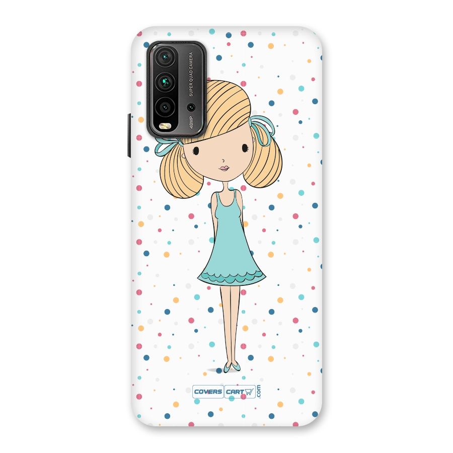 Cute Girl Back Case for Redmi 9 Power