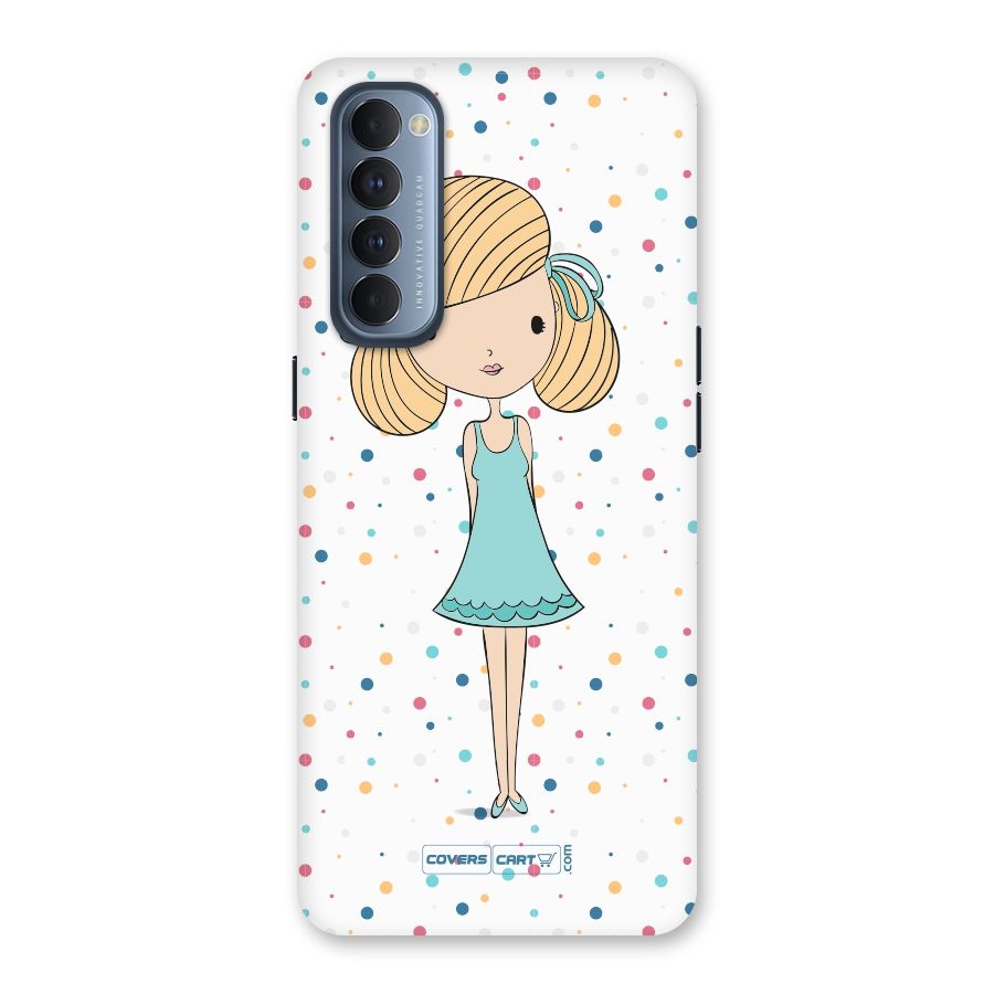 Cute Girl Back Case for Reno4 Pro