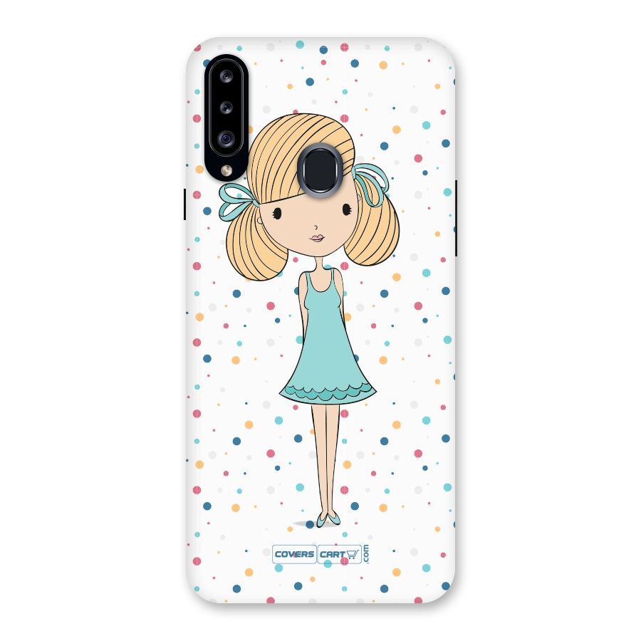 Cute Girl Back Case for Samsung Galaxy A20s