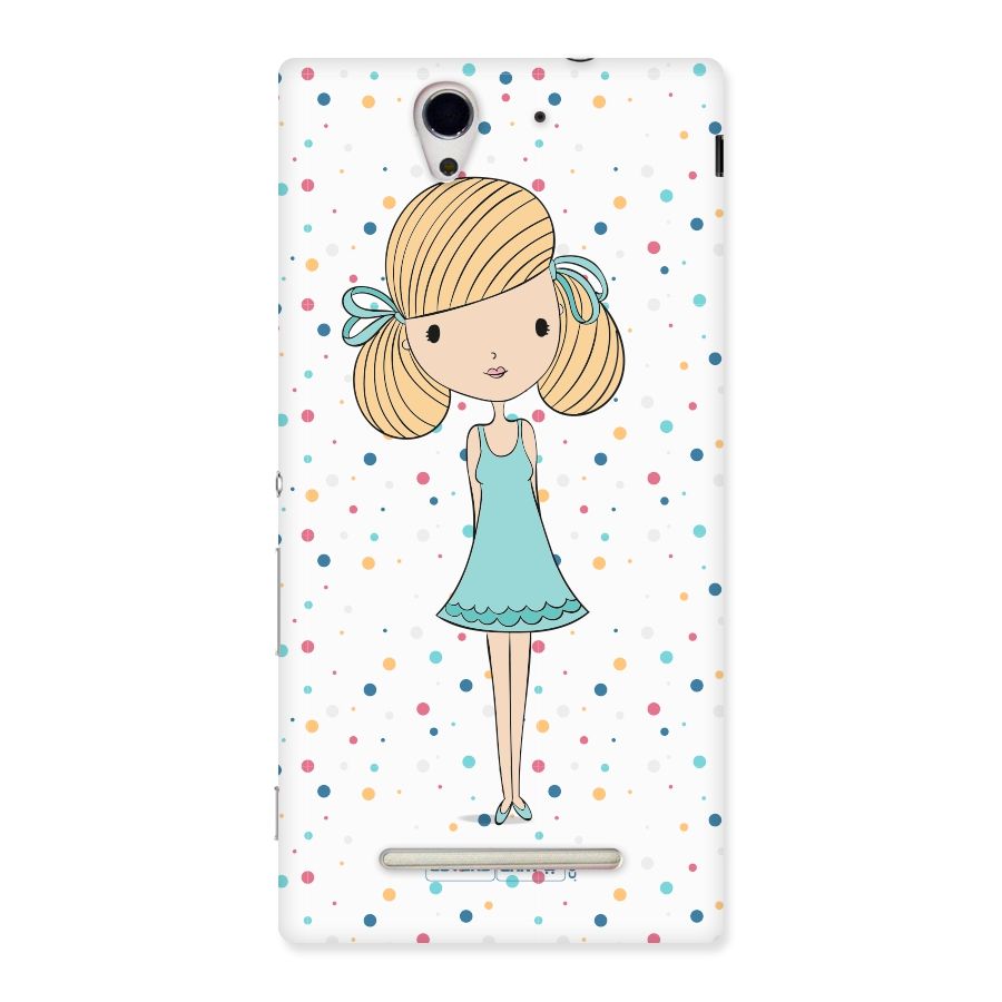 Cute Girl Back Case for Sony Xperia C3
