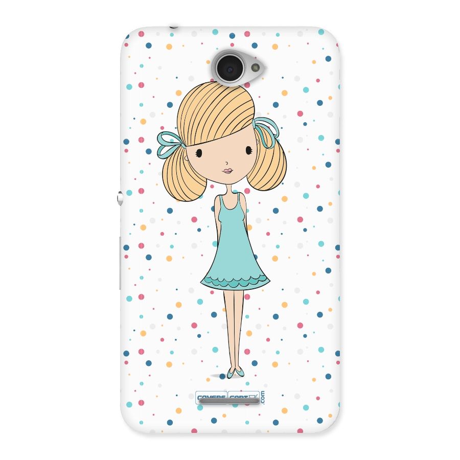 Cute Girl Back Case for Sony Xperia E4