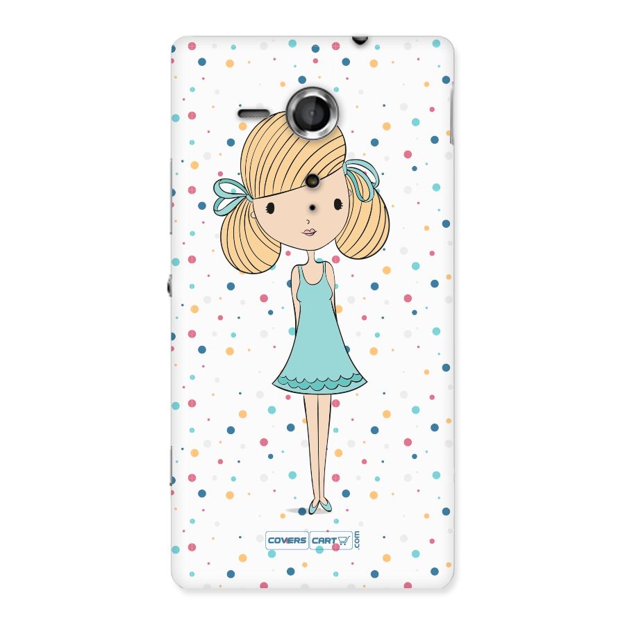 Cute Girl Back Case for Sony Xperia SP