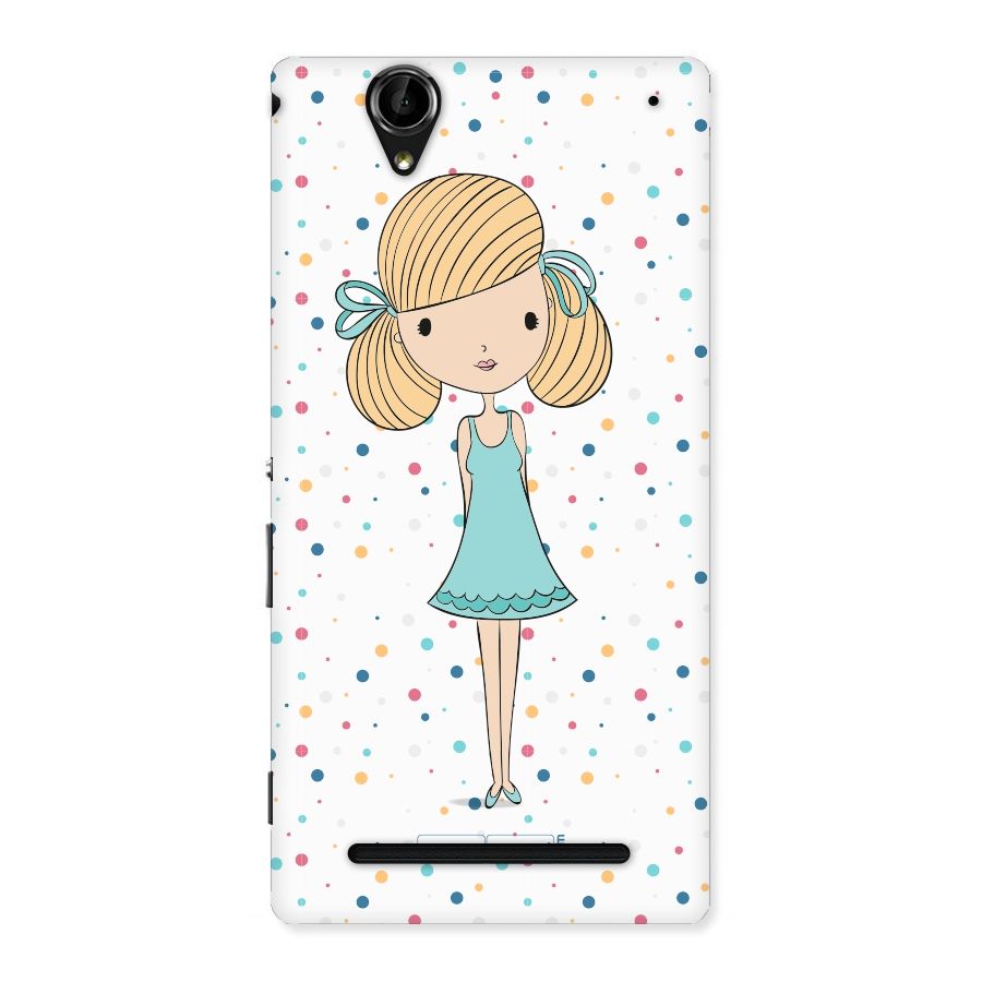 Cute Girl Back Case for Sony Xperia T2
