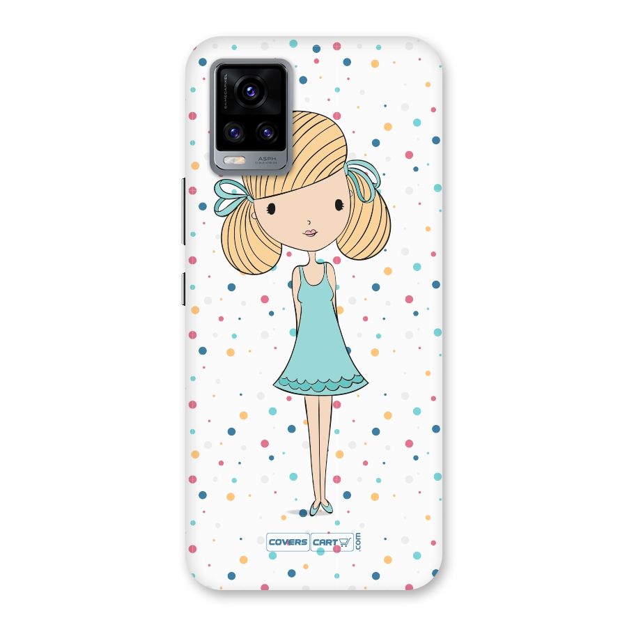Cute Girl Back Case for Vivo V20