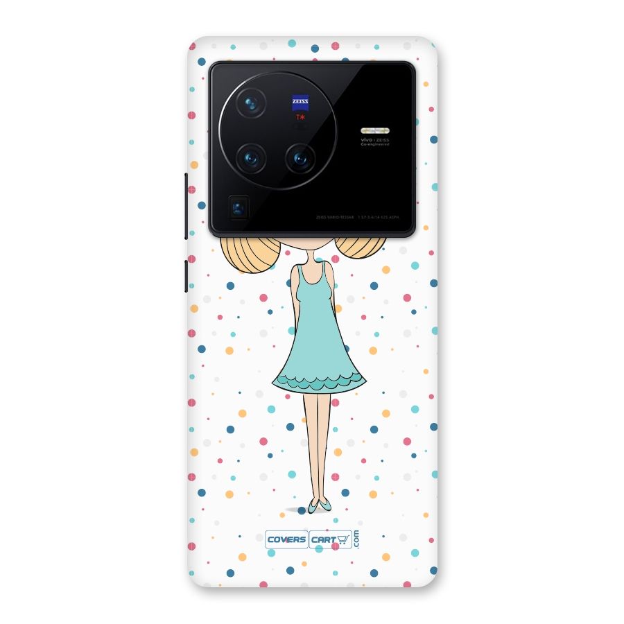 Cute Girl Back Case for Vivo X80 Pro