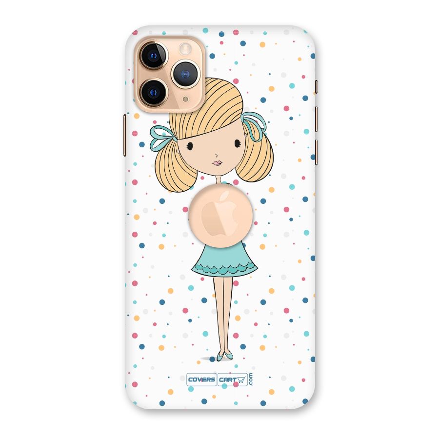Cute Girl Back Case for iPhone 11 Pro Max Logo Cut