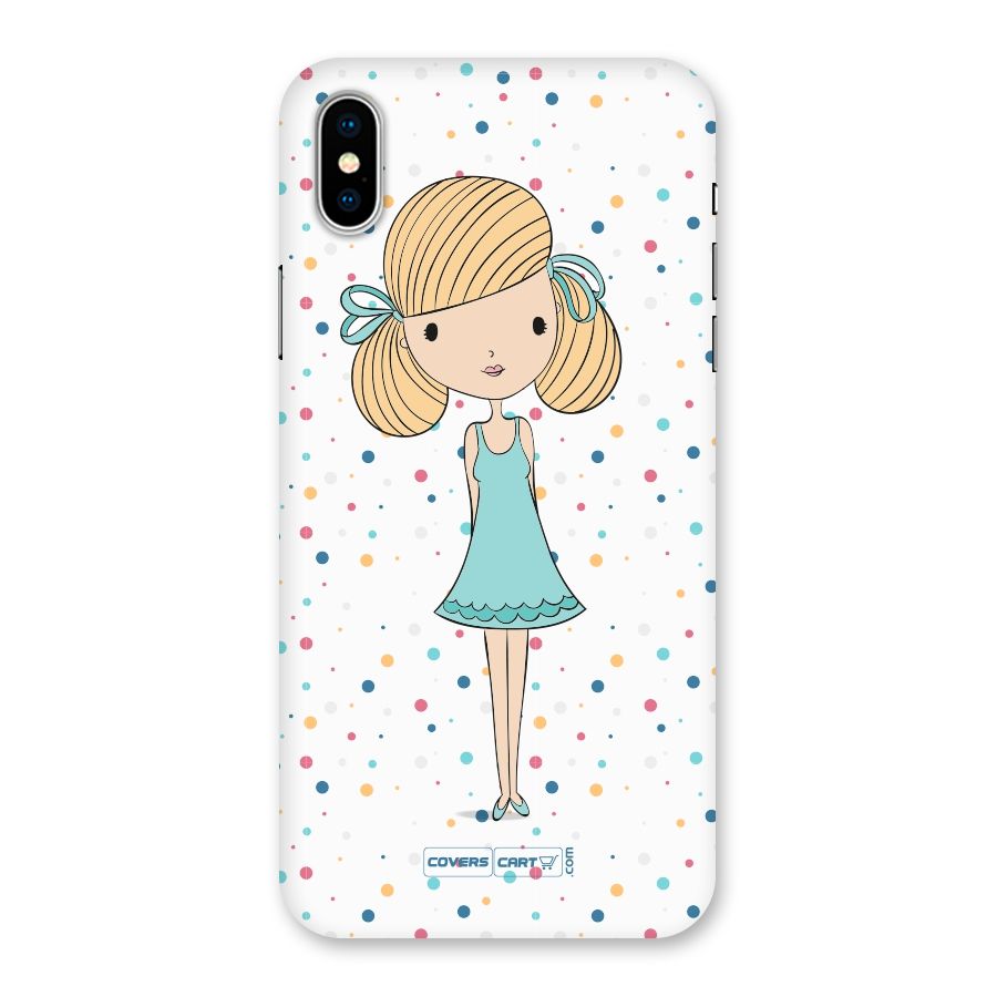 Cute Girl Back Case for iPhone XS