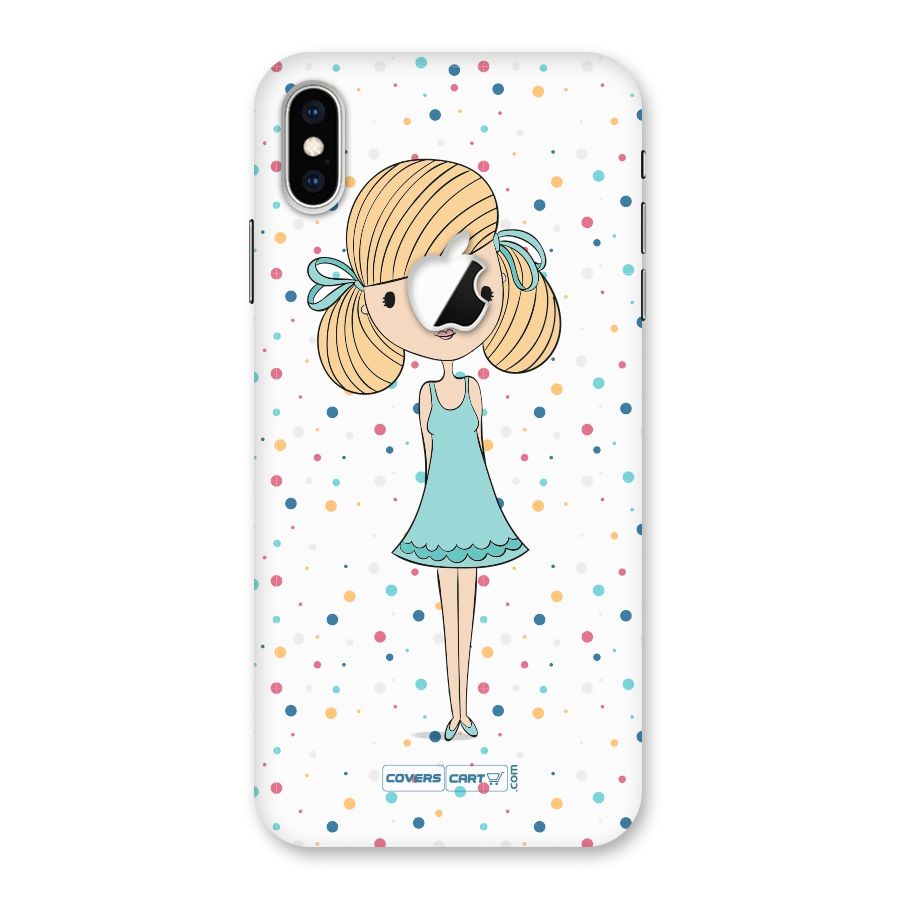 Cute Girl Back Case for iPhone XS Max Apple Cut