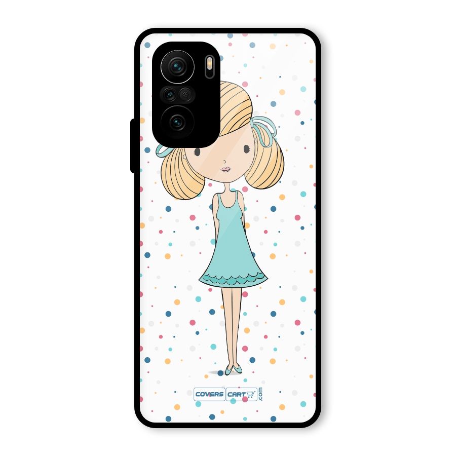 Cute Girl Glass Back Case for Mi 11X Pro