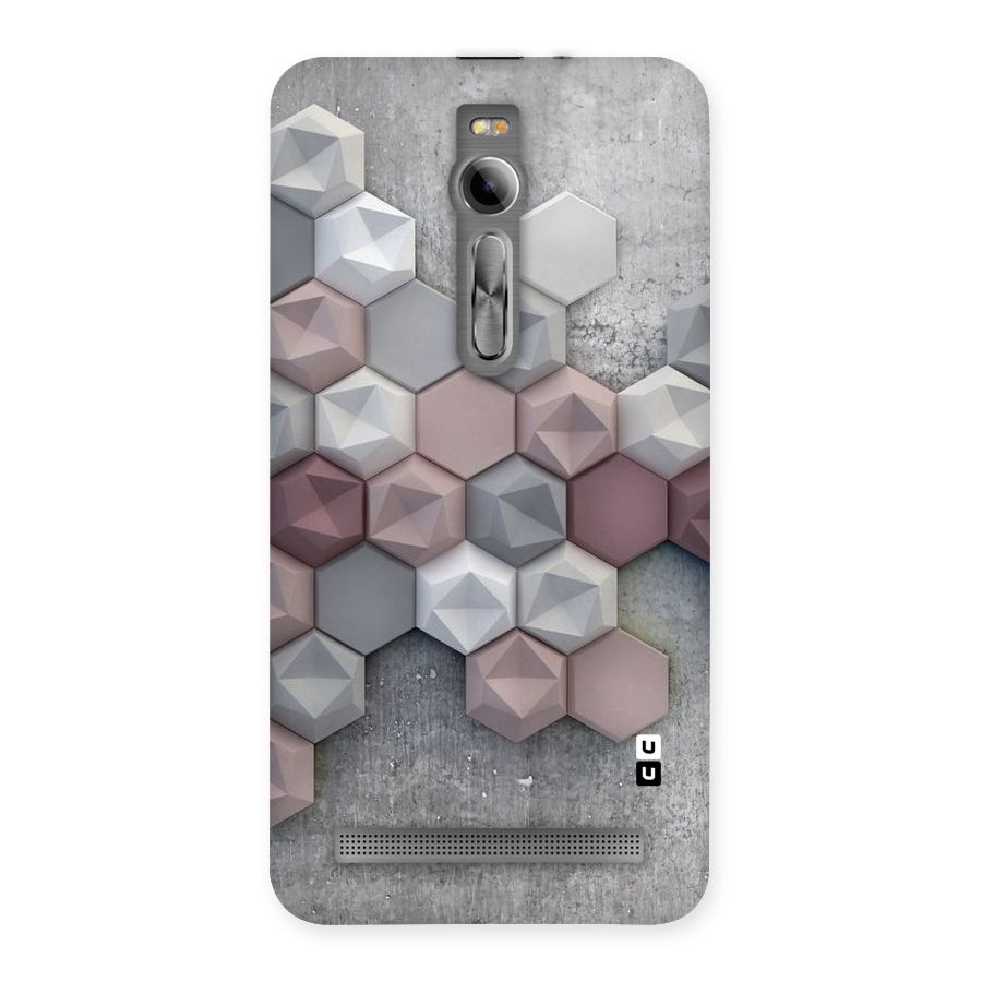 Cute Hexagonal Pattern Back Case for Asus Zenfone 2