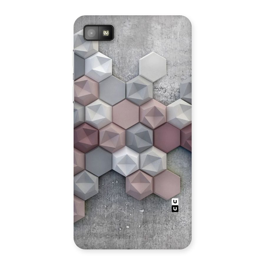 Cute Hexagonal Pattern Back Case for Blackberry Z10