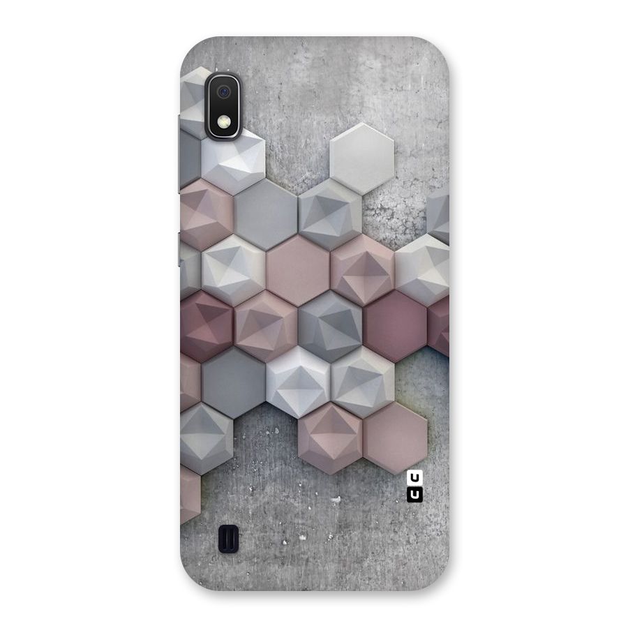 Cute Hexagonal Pattern Back Case for Galaxy A10