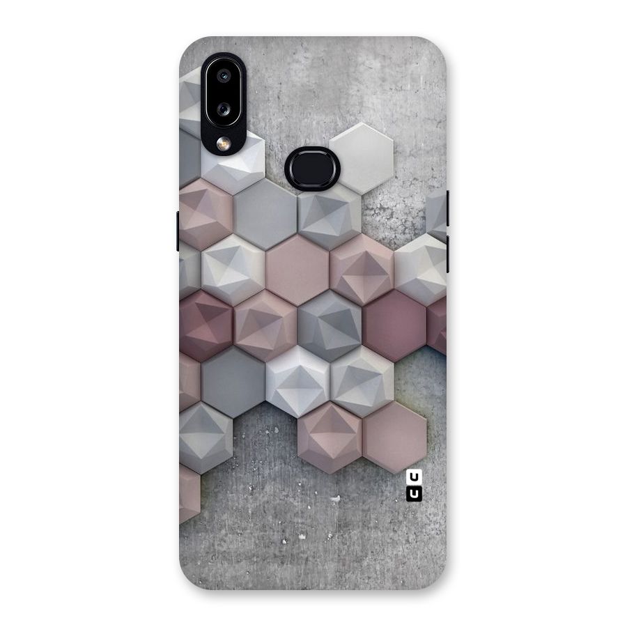 Cute Hexagonal Pattern Back Case for Galaxy A10s