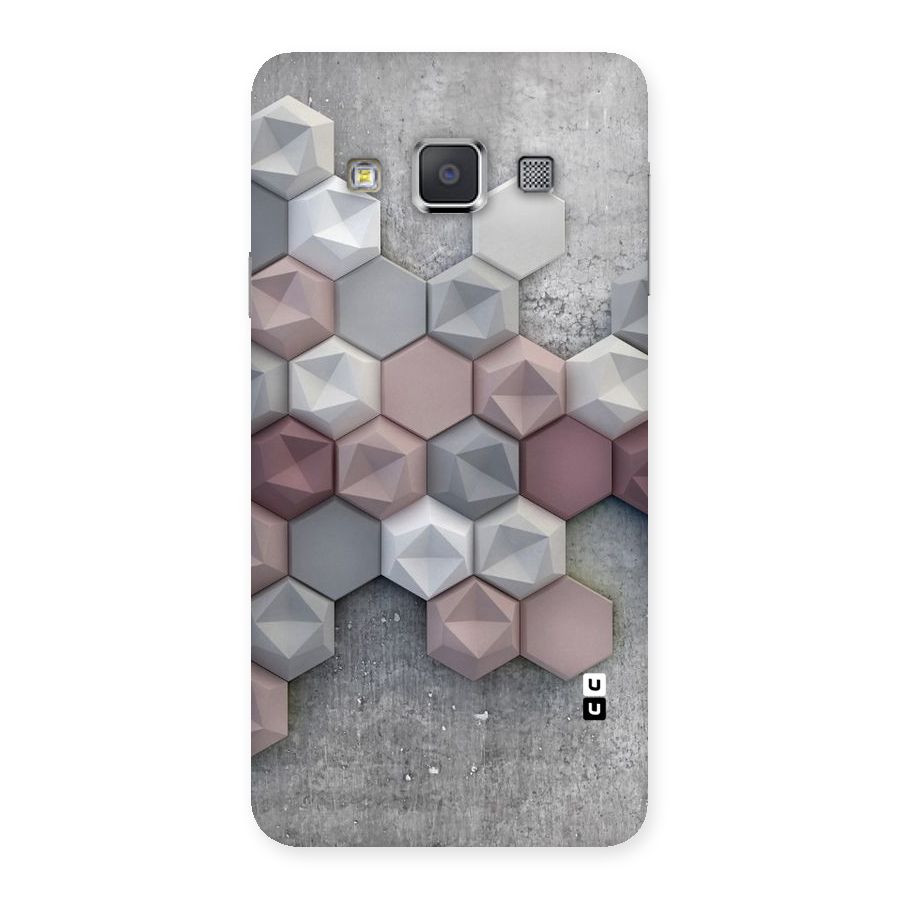 Cute Hexagonal Pattern Back Case for Galaxy A3