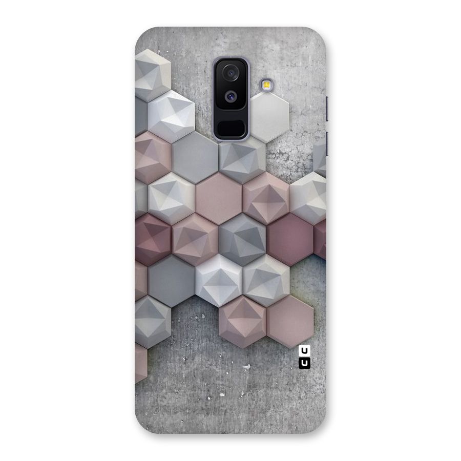 Cute Hexagonal Pattern Back Case for Galaxy A6 Plus