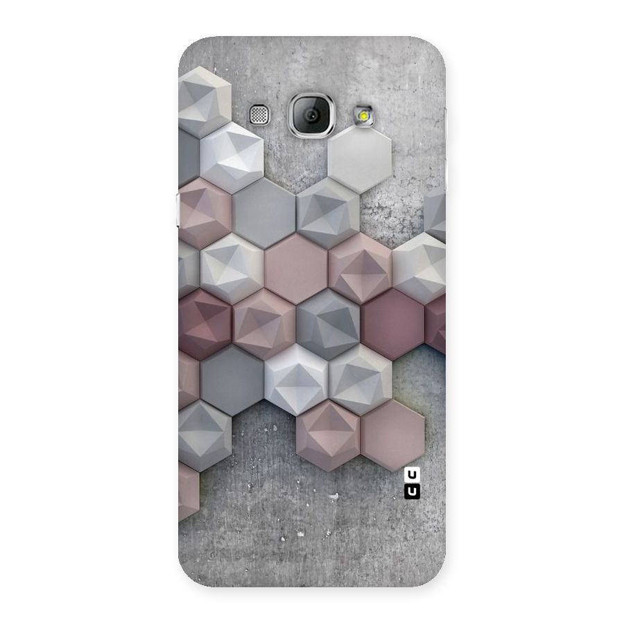 Cute Hexagonal Pattern Back Case for Galaxy A8