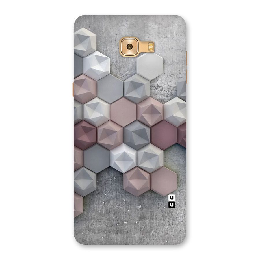 Cute Hexagonal Pattern Back Case for Galaxy C9 Pro