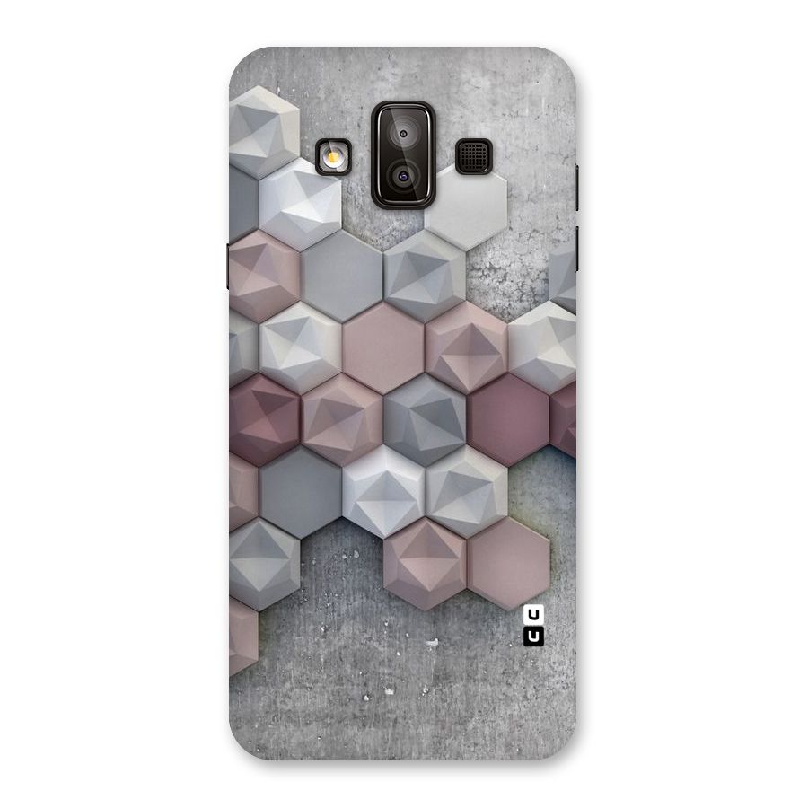 Cute Hexagonal Pattern Back Case for Galaxy J7 Duo