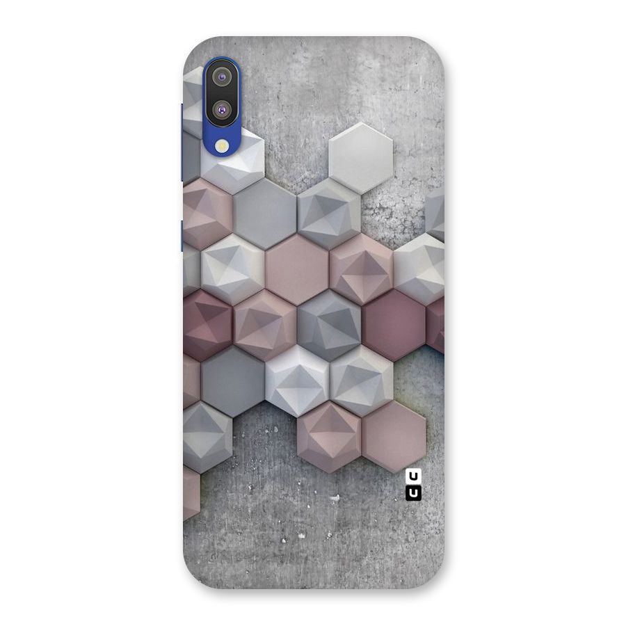 Cute Hexagonal Pattern Back Case for Galaxy M10
