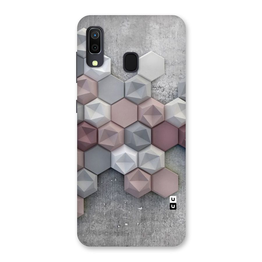 Cute Hexagonal Pattern Back Case for Galaxy M10s