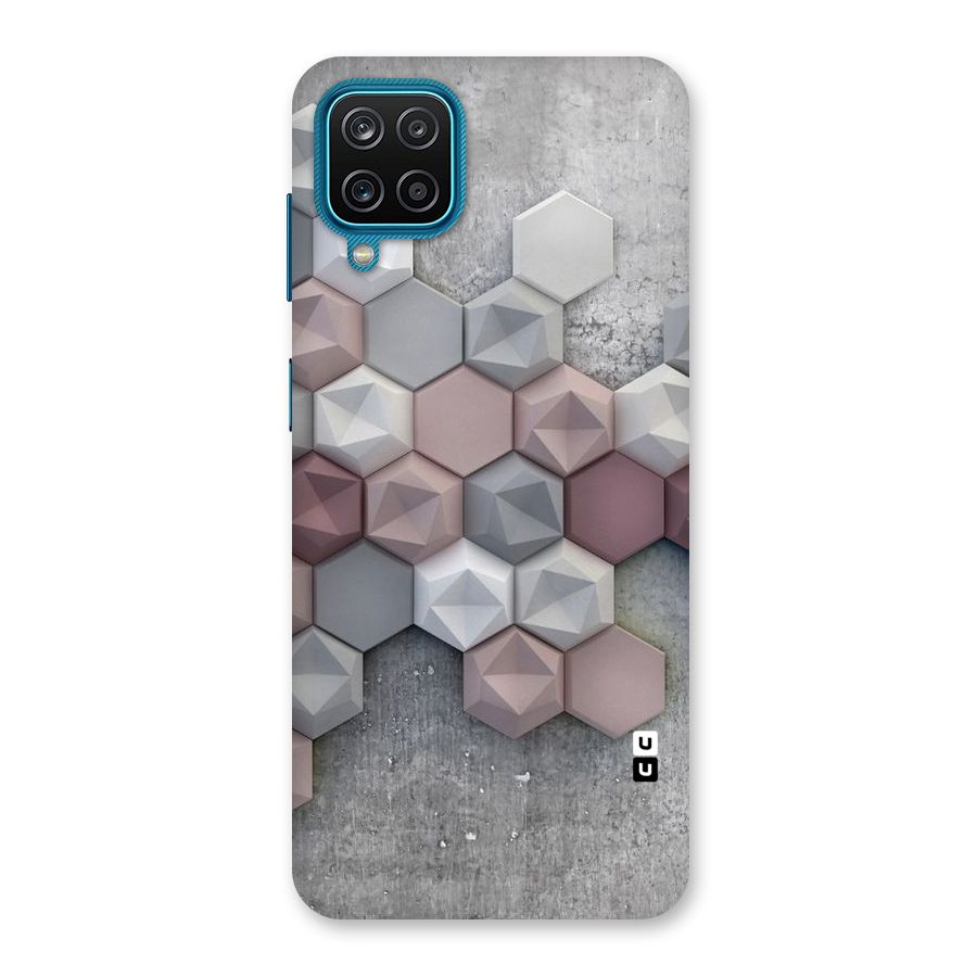 Cute Hexagonal Pattern Back Case for Galaxy M12
