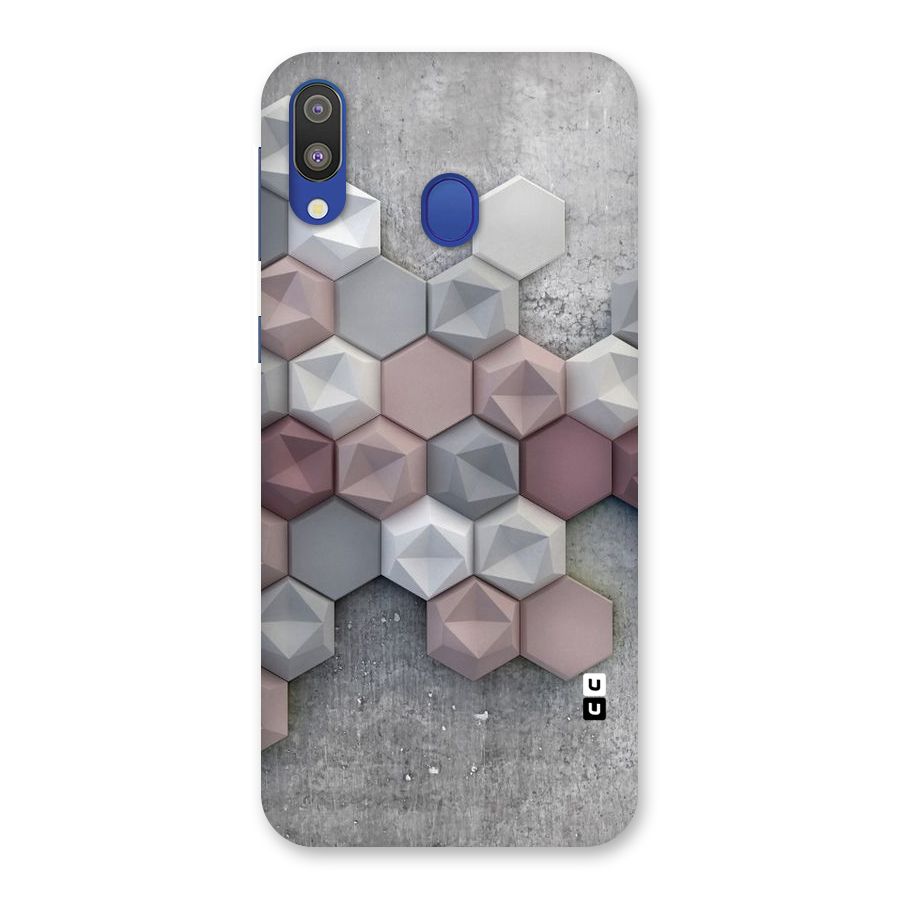 Cute Hexagonal Pattern Back Case for Galaxy M20