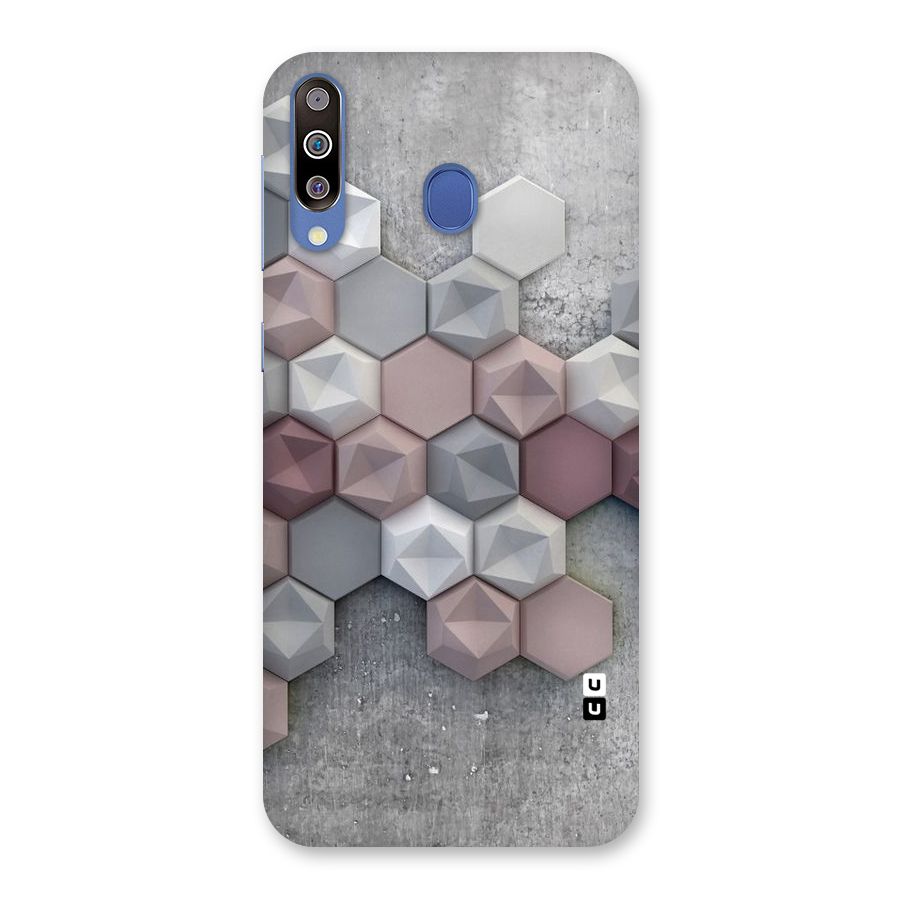 Cute Hexagonal Pattern Back Case for Galaxy M30