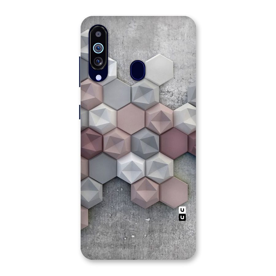 Cute Hexagonal Pattern Back Case for Galaxy M40