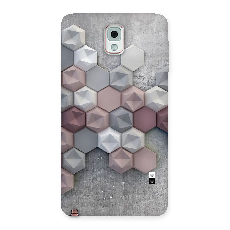 Cute Hexagonal Pattern Back Case for Galaxy Note 3