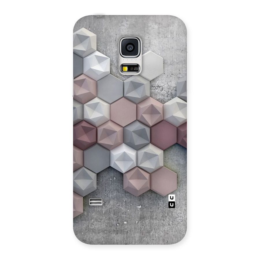Cute Hexagonal Pattern Back Case for Galaxy S5 Mini