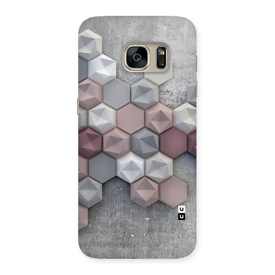 Cute Hexagonal Pattern Back Case for Galaxy S7