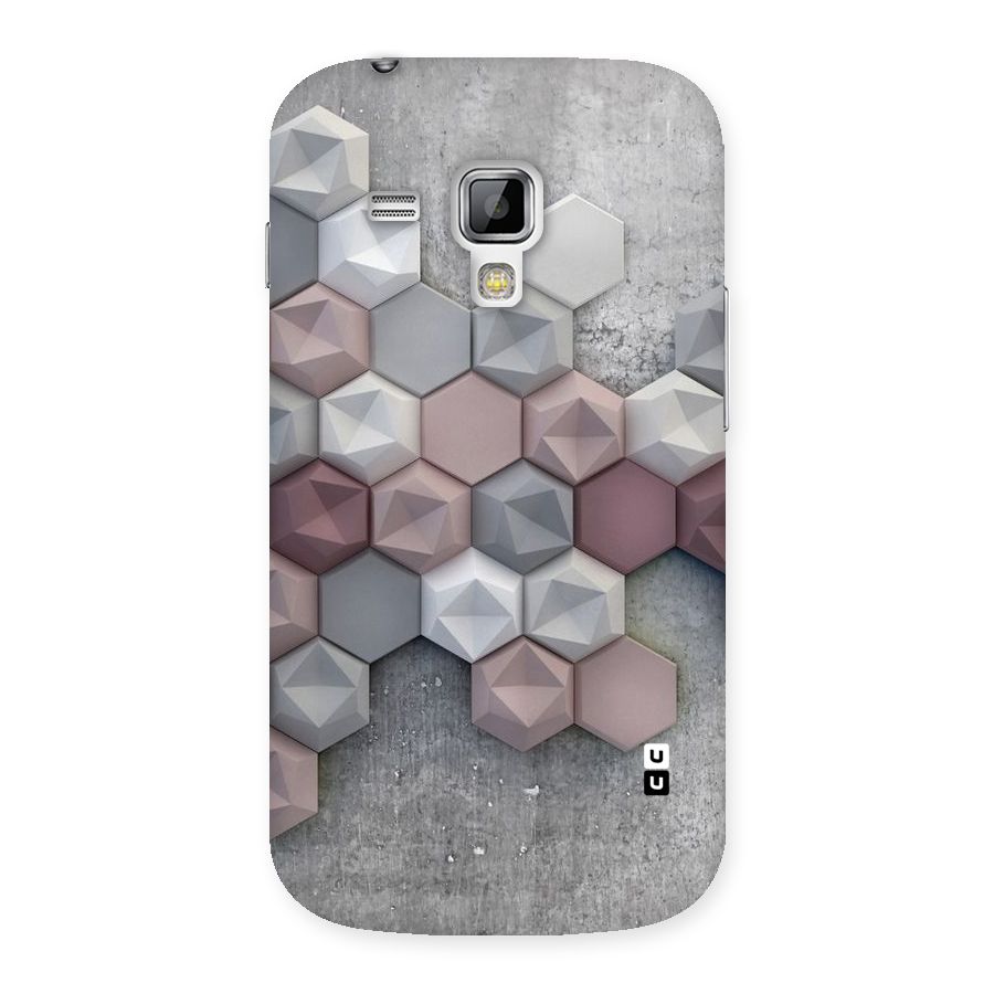 Cute Hexagonal Pattern Back Case for Galaxy S Duos