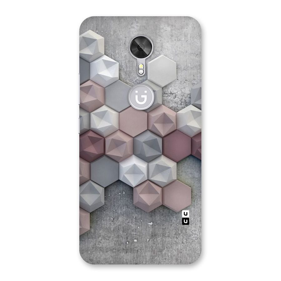 Cute Hexagonal Pattern Back Case for Gionee A1
