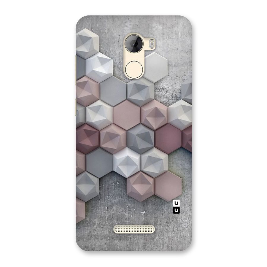 Cute Hexagonal Pattern Back Case for Gionee A1 LIte