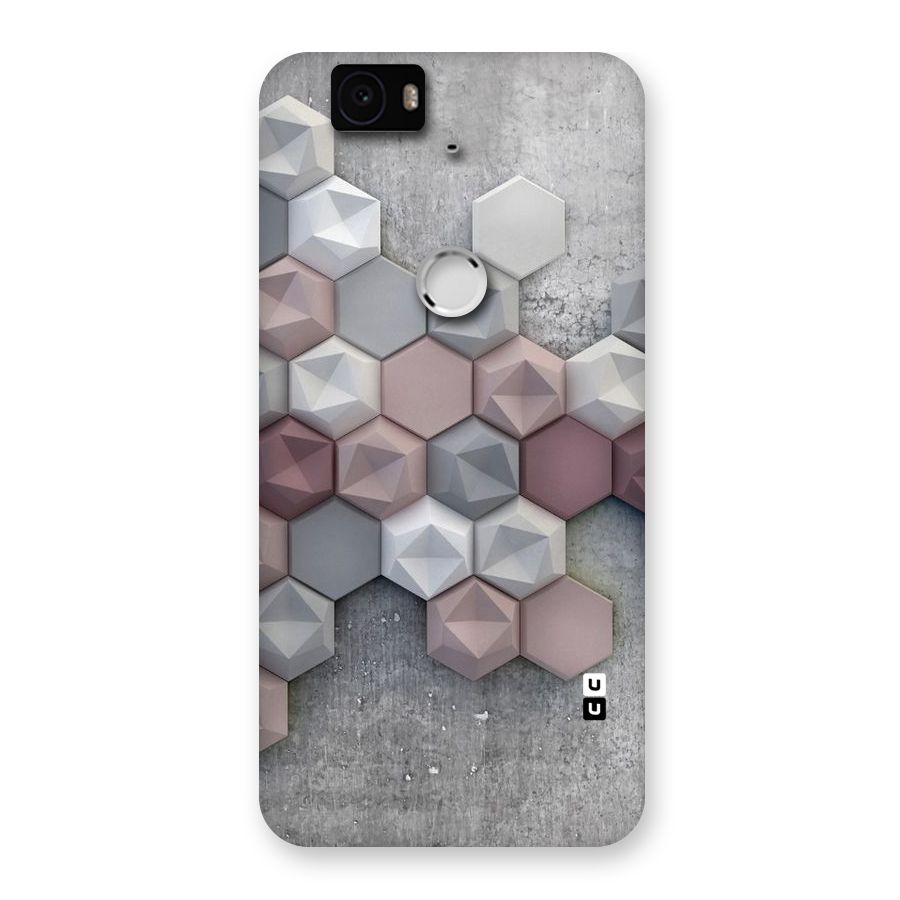 Cute Hexagonal Pattern Back Case for Google Nexus-6P