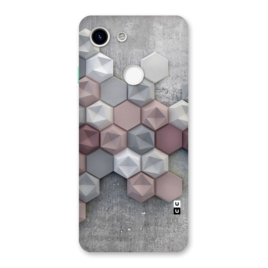 Cute Hexagonal Pattern Back Case for Google Pixel 3