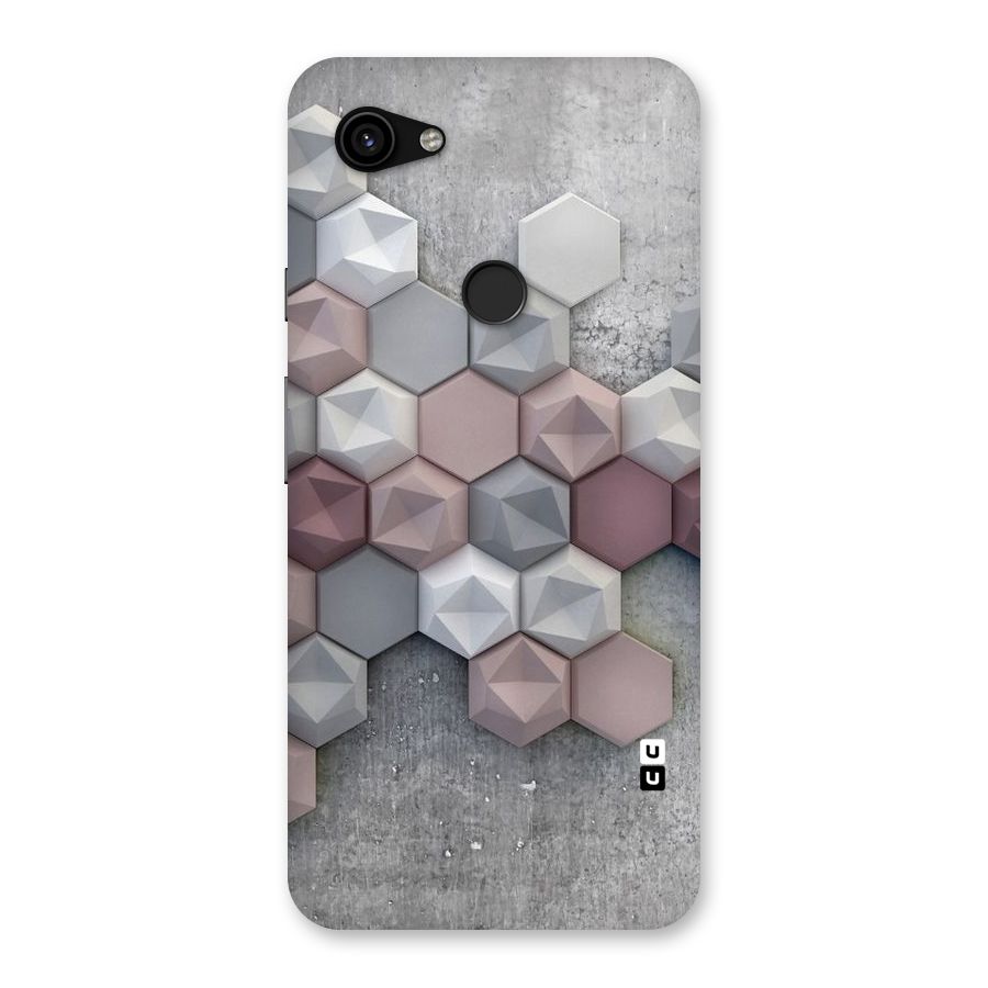 Cute Hexagonal Pattern Back Case for Google Pixel 3a XL