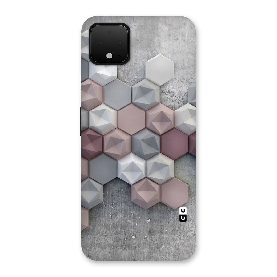 Cute Hexagonal Pattern Back Case for Google Pixel 4 XL
