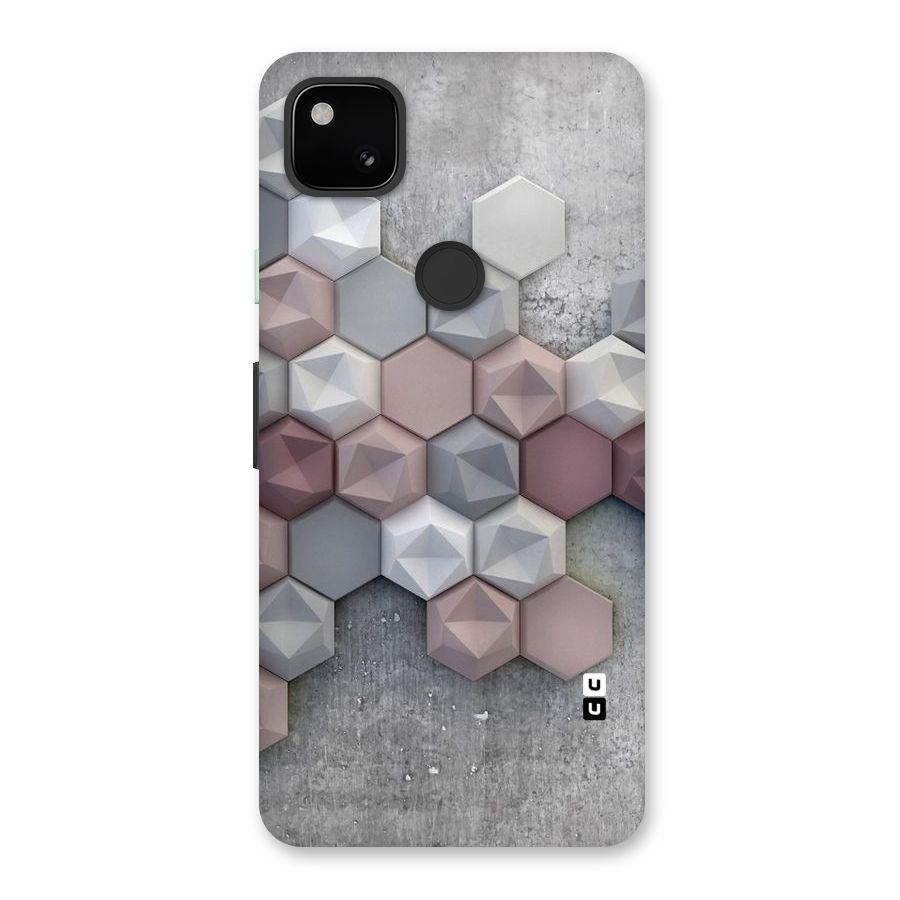 Cute Hexagonal Pattern Back Case for Google Pixel 4a