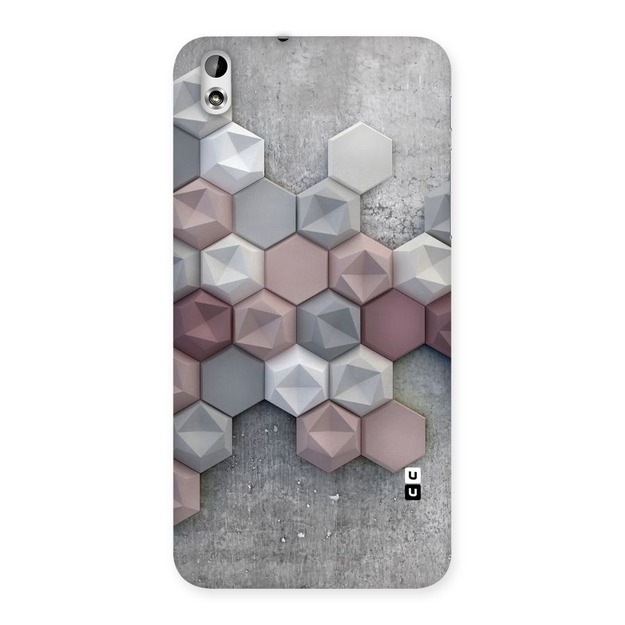 Cute Hexagonal Pattern Back Case for HTC Desire 816g