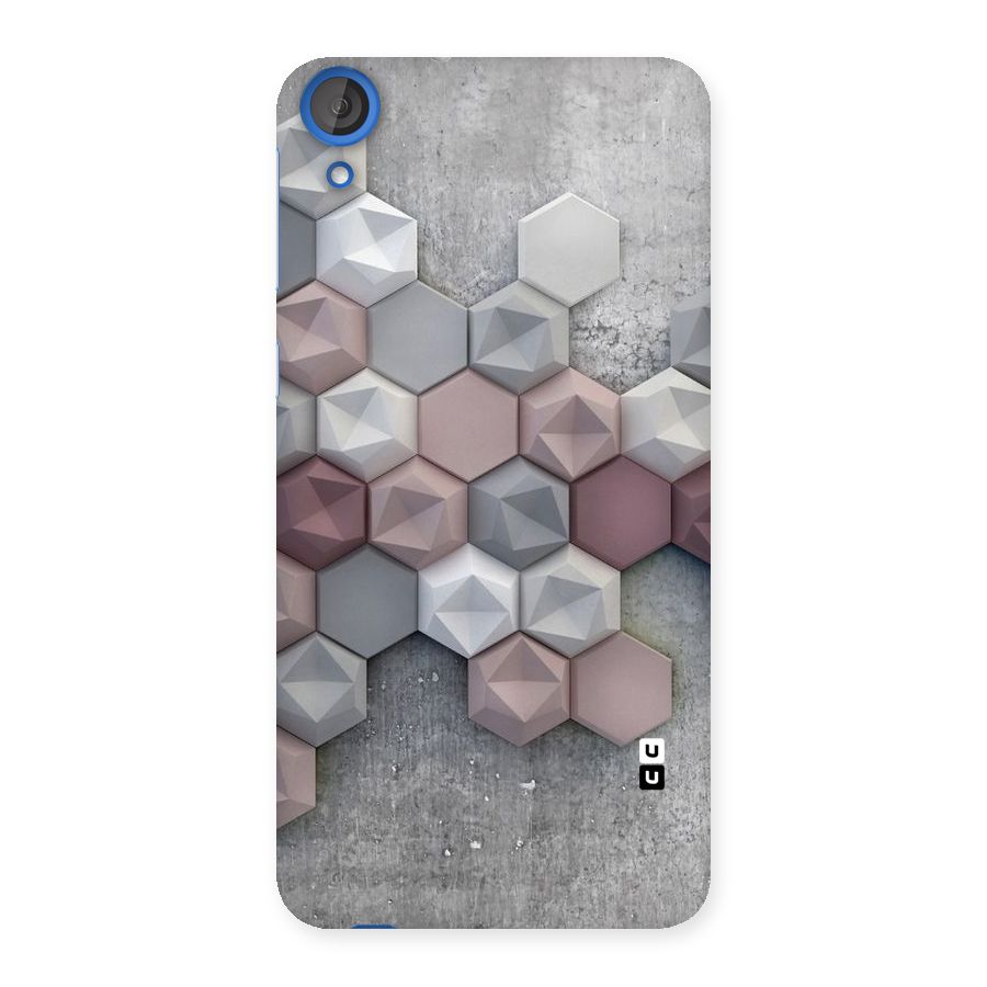 Cute Hexagonal Pattern Back Case for HTC Desire 820